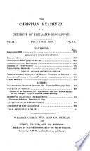 The Christian examiner and Church of Ireland magazine