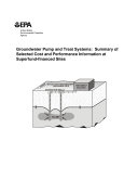 Groundwater pump and treat systems summary of selected cost and performance information at superfundfinanced sites.