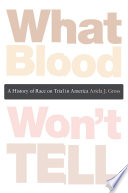 What Blood Won t Tell Book