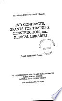 R And D Contracts, Grants for Training, Construction, and Medical Libraries.pdf