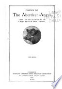 Origin of the Aberdeen-Angus and Its Development in Great Britain and America
