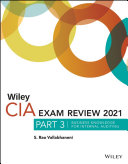 Wiley CIA Exam Review 2021 Part 3 Pdf/ePub eBook