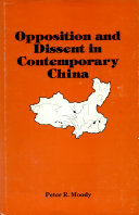 Opposition and Dissent in Contemporary China
