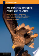 Conservation Research, Policy and Practice