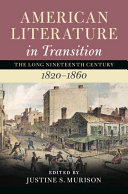 American Literature in Transition  1820   1860  Volume 2