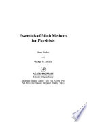 Essentials of Math Methods for Physicists