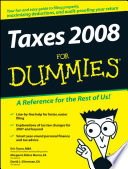 Taxes 2008 For Dummies Book