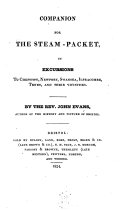 Companion for the Steam-packet, in Excursions to Chepstow, Newpot, Swansea, Ilfracombe, Tenby, and Their Vicinities