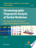 Chromatographic Fingerprint Analysis of Herbal Medicines Volume IV Book