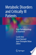 Metabolic Disorders and Critically Ill Patients
