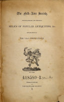 Publications of the Folk-Lore Society