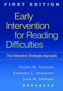 Early Intervention for Reading Difficulties  First Edition