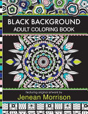 Black Background Adult Coloring Book Book