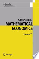 Advances in Mathematical Economics Volume 7 PDF Book