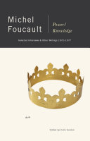 Power/Knowledge Book Michel Foucault
