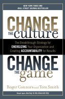 Change the Culture  Change the Game Book