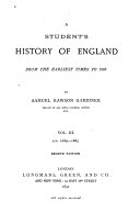 Student's History of England