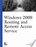 Windows 2000 Routing and Remote Access Services Book