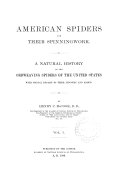 American Spiders and Their Spinningwork