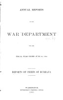 Annual Reports of the War Department