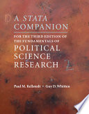 A Stata Companion for the Third Edition of The Fundamentals of Political Science Research