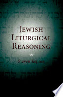 Jewish Liturgical Reasoning Book