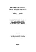 Nineteenth Century Short-title Catalogue: phase 1. 1816-1870