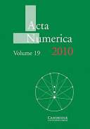 Acta Numerica 2010: Volume 19