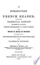 An Introductory French Reader Book
