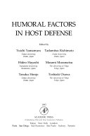 Humoral Factors in Host Defense