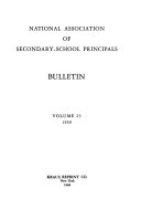 Bulletin of the Department of Secondary-School Principals of the National Education Association