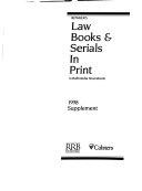 Bowker's Law Books and Serials in Print
