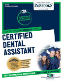 Certified Dental Assistant  CDA  Book