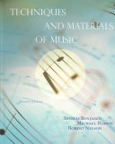 Techniques and Materials of Music  From the Common Practice Period Through the Twentieth Century