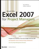 Read Pdf Microsoft Office Excel 2007 for Project Managers