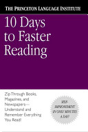 10 Days to Faster Reading Book PDF