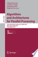 Algorithms and Architectures for Parallel Processing Book