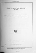 United States-Vietnam Relations, 1945-1967