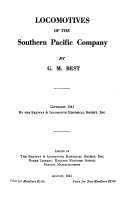 Locomotives of the Southern Pacific Company Pdf/ePub eBook