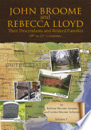 John Broome and Rebecca Lloyd Vol  I Book