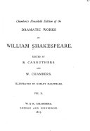 Chambers's Household Edition of the Dramatic Works of William Shakespeare: Julius Caesar. Antony and Cleopatra. Coriolanus