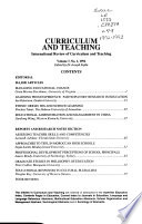 Curriculum and Teaching