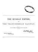 The Russian Empire and the Trans-Siberian Railway ...