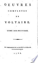 Œuvres completes de Voltaire