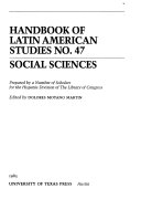 Handbook of Latin American Studies