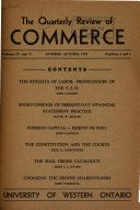 The Quarterly Review of Commerce