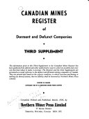Canadian Mines Register of Dormant and Defunct Companies
