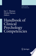 Handbook of Clinical Psychology Competencies Book