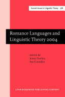 Romance Languages and Linguistic Theory 2004