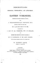 Descriptions geological, topographical, and antiquarian, in eastern Yorkshire
